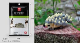 Wisehawk Mini Building Blocks Diamond Animal Model Bag Bricks Dog Cat Moose Fish Series Toys for Children Gifts B24-D15