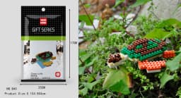 Wisehawk Mini Building Blocks Diamond Animal Model Bag Bricks Dog Cat Moose Fish Series Toys for Children Gifts B24-D15