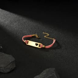 Letdiffery Customized Heart Star Moon Red String Bracelets For Lovers Stainless Steel Engrave Name Date Custom Women Jewelry