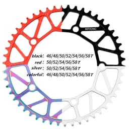 Litepro Folding Bike Hollow Integrated Crank Chainwheel Sprocket Central Shaft Bicycle Positive Negative Tooth Single Chainring