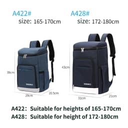 DENUONISS Thermal Cooler Backpack Insulated Cooler Bag Fridge Thickened Waterproof Portable Refrigerated Bag With Bottle Opener
