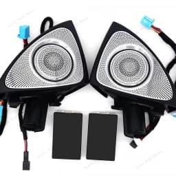 64 Colors 3D Rotating Tweeter For Mercedes Benz C GLC E S-class W205 W213 W222 X253 W177 RGB LED Luminous Car Speaker Horn Refit