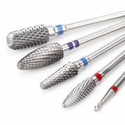 Carbide Tungsten Nail Bits Milling Cutter Burrs Electric Nail Drill Bit Pedicure Cuticle Clean Tools For Manicure Buffers Drill