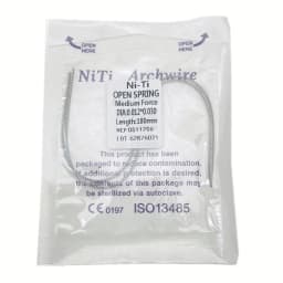 2pcs/pack Dental Orthodontic Open Coil Spring 180mm Niti Alloy Light/Medium Force Dental Orthodontic Product