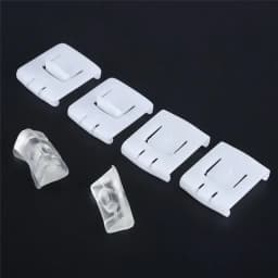 2 Set 6 Piece Car Front Seat Rail Runner Centre Slider Guide 435881203A C10 For GOLF MK1 MK2 MK3 CORRADO SCIROCCO Plastic