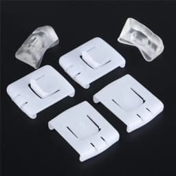2 Set 6 Piece Car Front Seat Rail Runner Centre Slider Guide 435881203A C10 For GOLF MK1 MK2 MK3 CORRADO SCIROCCO Plastic