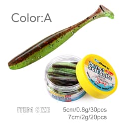 WEIHAI FSTK Japanese Material Eazi Shiner SwimBaits 7cm 5cm Silicone Artificial Double Color Wobblers Carp Fishing Soft Lures