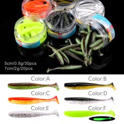 WEIHAI FSTK Japanese Material Eazi Shiner SwimBaits 7cm 5cm Silicone Artificial Double Color Wobblers Carp Fishing Soft Lures