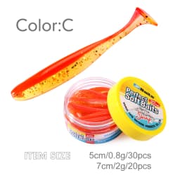 WEIHAI FSTK Japanese Material Eazi Shiner SwimBaits 7cm 5cm Silicone Artificial Double Color Wobblers Carp Fishing Soft Lures