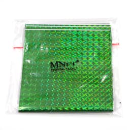MNFT 12PCS 10cm X 20cm Holographic Adhesive Film Flash Tape DIY Lure Fishing Materials