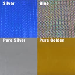 MNFT 12PCS 10cm X 20cm Holographic Adhesive Film Flash Tape DIY Lure Fishing Materials