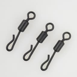 20 Piece Carp Fishing Swivels Quick Change Stainless Steel for Carp Fishing Rig Fishing Accessories Terminal Tackle AE007
