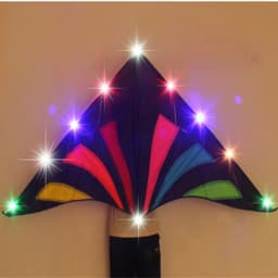 diy led kite flying 56pcs led lamp shinning hang on kites for adults outdoor toys cerf volant cometas led light giant kite	koi