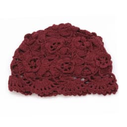 Hand-woven Spring and Summer Thread Knitting Thin Hollow Breathable Tide Woolen Melon Leather Baotou Hat