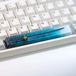 1pc 6.25u Resin Keycap Japan Anime DIY Custom Artisan Spacebar Keycaps for Cherry Mx Switch Mechanical Gaming Keyboard Keycap