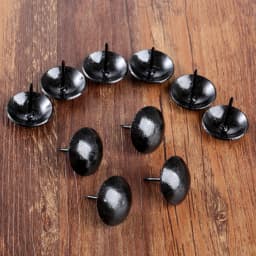 DRELD 20Pcs 25mm Antique Black Upholstery Nail Furniture Fittings Jewelry Wood Box Sofa Decorative Tack Stud Pushpin Doornail