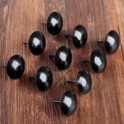 DRELD 20Pcs 25mm Antique Black Upholstery Nail Furniture Fittings Jewelry Wood Box Sofa Decorative Tack Stud Pushpin Doornail