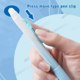 Deli Erasable Pen Set 0.5mm Gel Pen Erase Blue Black Ink Refill for Stationery School Supplies Erasable Ballpoint Pen Kawaii