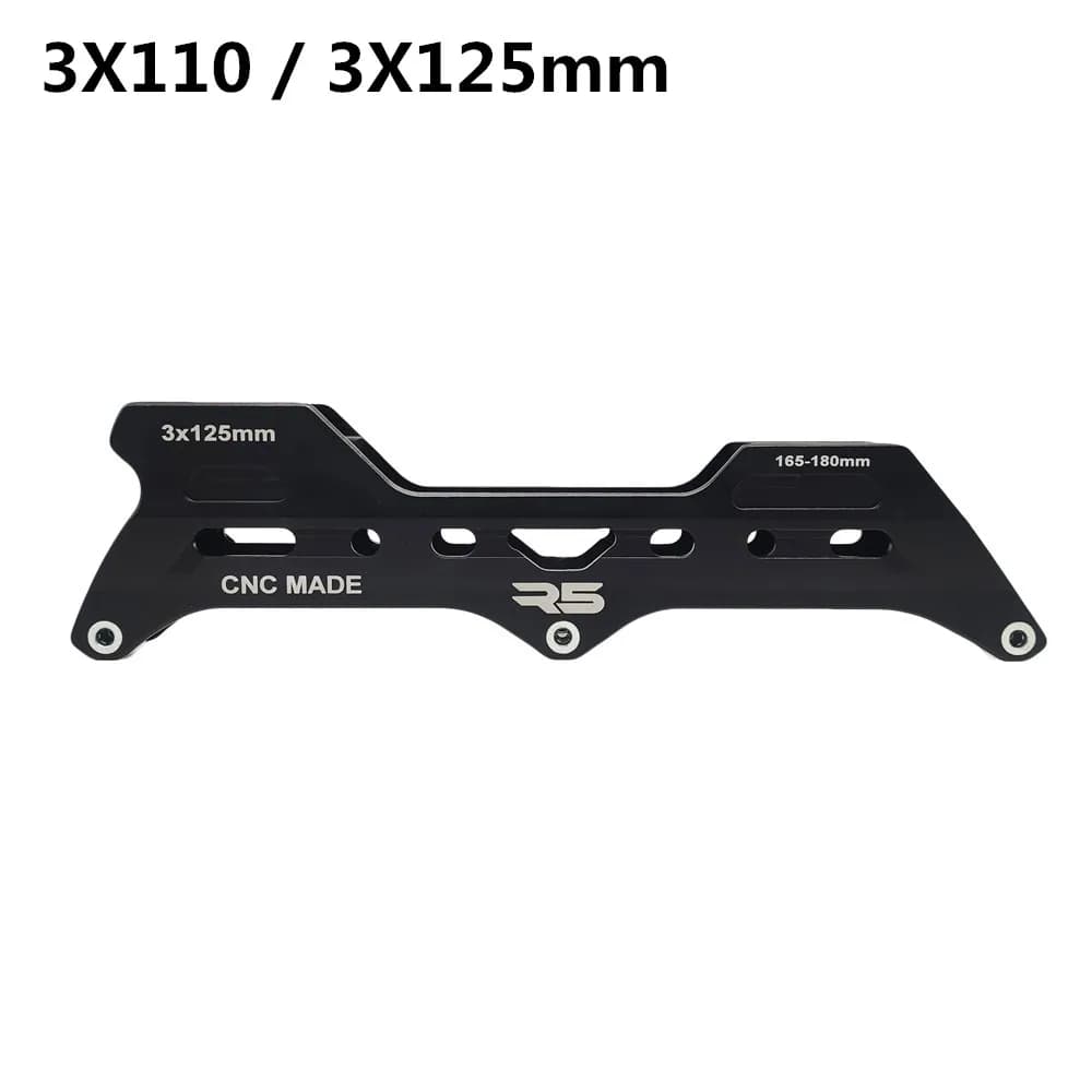 R5 Blance 3*110mm 246mm 3*125mm 260mm Inline Skates Frame for Slalom Skates Convert to 3 Wheels Speed Skating Shoes 165mm Alloy