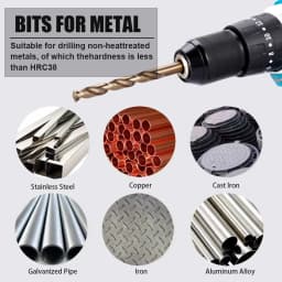 M35 Cobalt High Speed Steel Twist Drill Bits Hole Openner Power Tool Accessories For Stainless Steel Wood Metalworking
