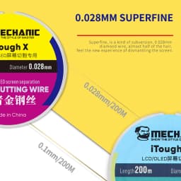 5pcs/lot MECHANIC High Hardness Special Steel Wire for Mobile Phone LCD Screen Separation Cutting Wire