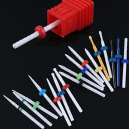 1pcs Ceramic Carbide Tungsten Nail Drill Bit for Electric Drill Manicure Pedicure Tools Milling Cutter Manicure Nail Accessories