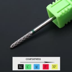 1pcs Ceramic Carbide Tungsten Nail Drill Bit for Electric Drill Manicure Pedicure Tools Milling Cutter Manicure Nail Accessories