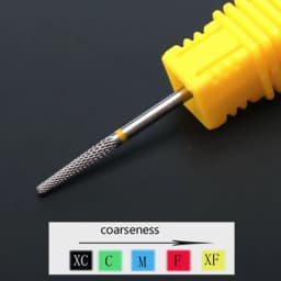 1pcs Ceramic Carbide Tungsten Nail Drill Bit for Electric Drill Manicure Pedicure Tools Milling Cutter Manicure Nail Accessories