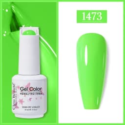 Clou Beaute Gel Nail Polish Neon Brown Royal Blue Red Green Pastal Nude Nail Art Varnishes Gel Lacquer HEMA/TPO FREE UV Gel Nail