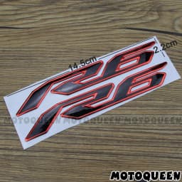 For YZF R6 YZF6000 Stickers Motorcycle 3D Chrome Reflective Decals Tank Pad Shell Body Wind Fairing Pvc
