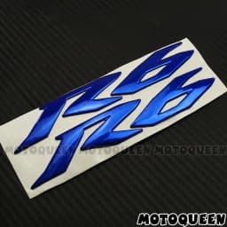 For YZF R6 YZF6000 Stickers Motorcycle 3D Chrome Reflective Decals Tank Pad Shell Body Wind Fairing Pvc