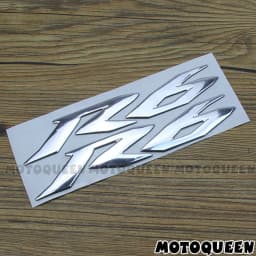 For YZF R6 YZF6000 Stickers Motorcycle 3D Chrome Reflective Decals Tank Pad Shell Body Wind Fairing Pvc