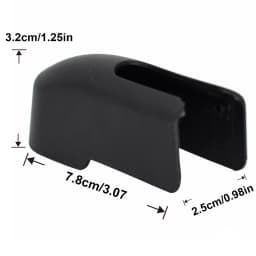 Rear Windshield Windscreen Wiper Arm Cover Mounting Nut Cap For Jeep Renegade 2015 2016 2017 2018 2019 2020 2021 2022