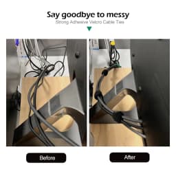 5M/Roll 10/12/14.5/20/25mm Width Cable Organizer USB Cable Winder Management Nylon Free Cut Ties Mouse Earphone Cord Cable Ties