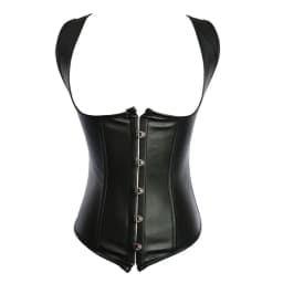 Underbust Corset Plus Size Waist Trainer Steampunk Corset with Straps Gothic Corset Underbust Lace Up Back Stripe