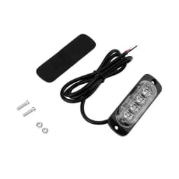 4LED Off-road Car Trailer Trucks Safety Urgent Working Fog Red Light Lamp DC 12V 12W LED Urgent Light Fast Heat Dissipation
