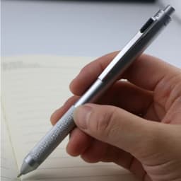 High Grade Metal Multicolor Ballpoint Pen 4 In 1 Ball Pen 0.7mm Black Blue Red Refills and Pencil Lead Offfice School Writing
