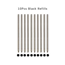 High Grade Metal Multicolor Ballpoint Pen 4 In 1 Ball Pen 0.7mm Black Blue Red Refills and Pencil Lead Offfice School Writing