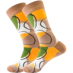 Men Happy Colorful Striped Women Socks Quality Plaid Diamond Pattern Argyle Geometric Harajuku Combed Cotton Sock Christmas Gift