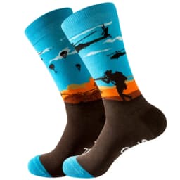 Men Happy Colorful Striped Women Socks Quality Plaid Diamond Pattern Argyle Geometric Harajuku Combed Cotton Sock Christmas Gift