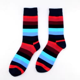 Men Happy Colorful Striped Women Socks Quality Plaid Diamond Pattern Argyle Geometric Harajuku Combed Cotton Sock Christmas Gift