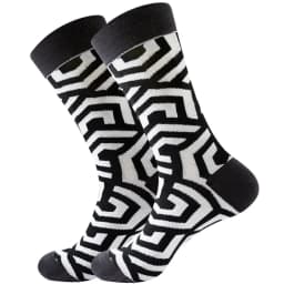 Men Happy Colorful Striped Women Socks Quality Plaid Diamond Pattern Argyle Geometric Harajuku Combed Cotton Sock Christmas Gift