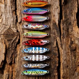 10Pcs Long Cast Metal Bait Spinner Spoon Sea Fishing Lures Jigs Trout Fishing Hard Baits Tackle Pesca Jigs Fish Jigging Set Bait