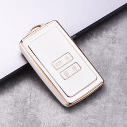 For Renault Kadjar Megane Koleos QM5 QM6 TPU Car Remote Key Cover Case Key Shell Holder Bag Fob Keychain Protector Accesories