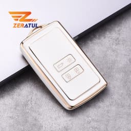 For Renault Kadjar Megane Koleos QM5 QM6 TPU Car Remote Key Cover Case Key Shell Holder Bag Fob Keychain Protector Accesories