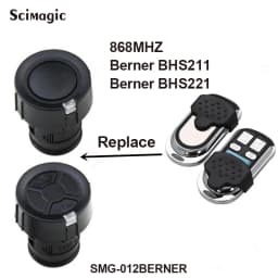 BERNER BHS110 BHS121 BHS130 BHS140 BHS153 BHS211 BHS221 Garage Door Remote Control 868MHz Berner Gate Opener