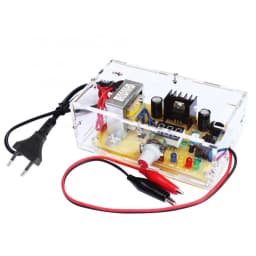 Regulated Power Supply DIY Kit LM317 Adjustable Voltage AC 220V to DC 1.25-12V Stabilized laboratory EU /US Plug