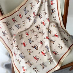Luxury Brand Silk Satin Head Scarf For Women Animal Animal Kerchief Neck Scarfs 70cm Square Shawls and Wrpas Scarves For Ladies