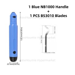 Burr Cutter Trimming knife Scraper Deburring Tool NB1100 Router Bit Rotary Deburr BS1010 Blades Remover For Wood Plastic