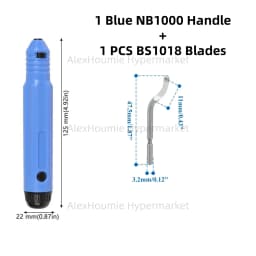 Burr Cutter Trimming knife Scraper Deburring Tool NB1100 Router Bit Rotary Deburr BS1010 Blades Remover For Wood Plastic